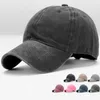 Casquettes de baseball Vintage unisexe couleur unie printemps chapeaux été en plein air lavé Baseball Cowboy Jeans chapeau soleil réglable pour les femmes