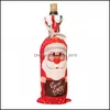 Christmas Decorations 2021 Wine Bottle Er Bag Navidad Banquet Dinner Party Xmas Cute Snowman Table Decor Year Supplies Wy1428 Drop D Dhcxl