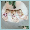 Christmas Decorations Creative Stockings Socks Santa Claus Snowman Elck Tree Ornaments Home Party Decoration Children Candy Bags Gif Dh5Nh