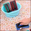 Cleaning Brushes 3 Colors Strong Decontamination Sponge With Handle Bottom Brush Kitchen Sink Magic Wipe Bathtub Tile Dh0061 Drop De Dhqtf