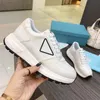 Designer Sneakers Gabardine Nylon Casual Shoes Brand Wheel Trainers Luxury Canvas Sneaker Fashion Platform Solid Höjd SHO 36-46