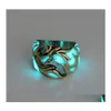 Band Rings Retro Individuality Ring For Women Men Necessary Accessories Nightclubs Bars Personality Dragon Fashion Jewelry Drop Deliv Dhgjp