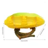 Other Bird Supplies Pet Birds Feeder Bowl Fruit Shape With Clamp Holder Cage Portable Parrot Feeding Container Practical