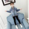 Coat Children 2023 Childrenswear Spring Style Girls' Jean Jacket And Autumn Korean-style Fashion Graffiti Denim