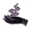 Brosches Witch Hand Brosch Fantastic Witchy Witchcraft Lapel Pin Halloween Party Accessories