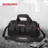 Tool Bag WORKPRO 12/14/16/18 inch Tool Bag 600D Polyester Electrician Shoulder Bag Tool Kits Bag Multi Bag Men Crossbody Bag for Tools 230130