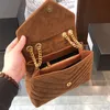 Loulou Cloud Bag Kvinnor Kuvert Crossbody Väskor Klassisk handväska Modebokstäver Två storlekar Dam Axelplånböcker Hand Clutch Plånbok