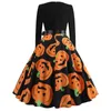 Casual Dresses 2023est Halloween Costume For Women Vintage Long Sleeve Housewife Evening Party Prom Dress Disfraz Mujer