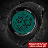 Orologi da polso Sport all'aria aperta Orologio digitale da uomo Orologi sportivi da corsa Cronometro Orologio da polso elettronico LED militare Moun22