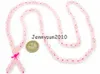 Strand Natural Rose Qua-rtz 8mm Gems Stone Buddhist 108 Beads Prayer Mala Knot Necklace Multi-Purpose 5Strands/Pack