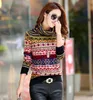 Женские свитеры Женщины Пуловер и пончо плюс размер S-3XL Зимний
