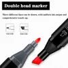 Markers Art Gifts Color Drawing Accessories Oily Double Head Colored Manga Painting Brush School Stationery Supplies 230130