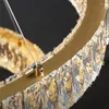 Kroonluchters moderne led kristal kroonluchter voor eetkamer slaapkamer gouden hanglamp el lobby plafond glans verlichting armaturen home decor