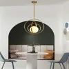 Hanger lampen geometrisch licht industrieel glas kristal kartonnen lamp E27 kroonluchter verlichting kroonluchters plafond