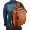 Backpack Handmade Genuine Leather Men Business Male 15.6 Inch Laptop Bag Daypacks Large Capacity Travel Bags College School