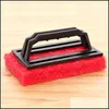 Cleaning Brushes 3 Colors Strong Decontamination Sponge With Handle Bottom Brush Kitchen Sink Magic Wipe Bathtub Tile Dh0061 Drop De Dhqtf