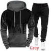 Männer Trainingsanzüge Jogginganzüge Mode Gedruckt Für Männer Casual Hoodie Hose 2 Stück Set Männliche Sportswear Gym Kleidung Schweiß 230130