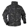 Herrjackor vinter militär fleece jacka män mjuk skal taktisk vattentät armé kamouflage kappa airsoft kläder multicam vindbrytare 230130