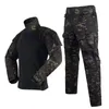 Survêtements pour hommes Chemise de combat Pantalon Camouflage Vert Tactique Uniforme Forces Spéciales Soldat Costume Tactique Formation Chasse CostumeHommes HommesHommes