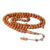 Strand Tasbih Men Natural Kuka Wood Muslim Misbaha Prayer Beads Islamic Rosary Bead Arabic Fashion