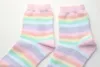 Women Socks Korean Fashion Multicolor Striped Women's Lolita Girls Japanese Kawaii Söt Short Harajuku Streetwear Crew Sock