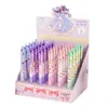 Gel caneta PCs/lote kawaii menina prensa de caneta apagável para escrever fofos 0,5mm de papelaria de tinta azul Suppliesgel