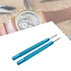 Watch Repair Kits 2pcs Tools Hand Remover Needle Bar Pry Aluminum Alloy Watchmakers Hairspring Clamp Tool Set