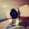 Wristwatches Fashion Creative Watches Women Men Quartz-watch BGG Brand Unique Dial Design Minimalist Lovers' Watch Leather