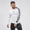 Men's T-Shirts T-shirt Long Sleeve Autumn Gyms Brand Clothing Cotton Joggres Bodybuilding Exercise Shirt 2XL 230130