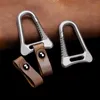 Keychains Fashion Keychain Unisex Titanium Alloy Key Chain Business Pendant Keyring