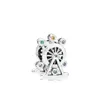 Charms Autentico 925 Sterling Sier Color Diamond Ruota panoramica Scatola originale Perlina per gioielli che fanno accessori 25 E3 Drop Delivery F Dh7Qt