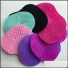 Party Favor Maquillage Brosse Cleaner Pad Sile Scrubber Board Lavage Gel Tapis Cosmétique Outil 6 Couleurs Drop Delivery Maison Jardin Festive S Dh4Bn