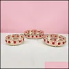 Andra Bakeware 1st Red Crystal Cake Stand Holder Gold Round Dessert Display Cupcake Stands Drop Delivery Home Garden Kitchen Dining OTR9R