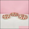 Autres Ustensiles De Cuisson 1 Pcs Rouge Cristal Gâteau Stand Titulaire Or Rond Dessert Affichage Cupcake Stands Drop Delivery Maison Jardin Cuisine Salle À Manger Otr9R