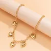 Chains IngeSight.Z Multiple Pendant Love Heart Necklaces Punk Gold Color Chunky Thick Choker Collar For Women Neck JewelryChains Gord22