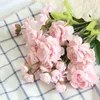 Decorative Flowers 2 Heads Silk Peony Artificial Bouquet 36cm Rose Pink Fake For Home Wedding Decoration Indoor DIY Flower Wall