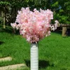 Decoratieve bloemen kunstmatige kersenbloesemboom 120 hoofden verticale zijden bomen diy bruiloft kerst valentijnsfeest nep decor