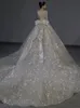 2023 Biała suknia balowa gotyckie suknie ślubne z peleryną ukochaną z koralikami tiulowa księżniczka mridal suknie ślubne non biały spośród gorsetowy