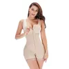 Waist and Abdominal Shapewear Zip Lace Slimming Shaper Corset Control Butt Lifter Strap Body Underwear Bodysuit Women Plus Size S 6xl 0719