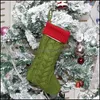 Decorazioni natalizie Stocking Kid Gift Borse da regalo di Natale Candy Candy Tree Ornament Decoration VT0626 Droping Delivery Home Garden Dhddi