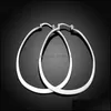 Hoop Huggie Dames Sterling Sier Geplaatste platte U oorbellen Hie GSSE001 Fashion 925 Plaat Earring Gift 2196 Q2 Drop Delivery Sieraden Dhieo