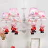 Lampes suspendues Lampe de chambre d'enfant Piggy Cartoon Creative Garçons et filles Warm Garden Led Bedroom Hanging