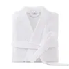 Men's Robes 100% Cotton Bathrobe for Long Thick Absorbent Terry Bath Robe Kimono Towel Solid Sleepwear Women Dressing Gown 230131