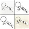 Keychains lanyards schattige vriendschap sleutelhanger paar grappige cadeau roestvrijstalen sleutelring ik ben dank voor je bitch vriendin valent dhu4d