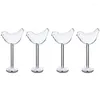 Wine Glasses 150Ml Creative Bird Shape Cocktail Goblet Glass Personality Molecular Smoked Party Bar Drinking Cup Juice