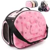 Hondenauto -stoelhoezen Travel Pet Carrier Puppy Cat met buitenzakken voor kleine honden schoudertas zacht huisdieren kennelproducten 3 kleuren