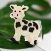 Brooches Blucome Acrylic Animal Cute Milk Cow Shape Corsage For Women Men Children Suit Scarf Hat Pins Jewelry Kids Holiday Gift