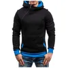 Hommes Vestes Homme Casual Solide Hoodies Hommes Zip Spliced Sport Sweat À Manches Longues Pull À Capuche 2023 Automne Vêtements Jaqueta Masculina