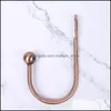 Annan heminredning 2st Cardin D Alloy Crystal Ball Wall Hooks Holderback Buckle Window Office Decoration Accessories Drop Delivery Gard Otlda