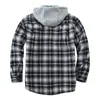 Herenjacks trendy mannen jas capuchon winter hoodie jas dikke patchwork bovenkleding